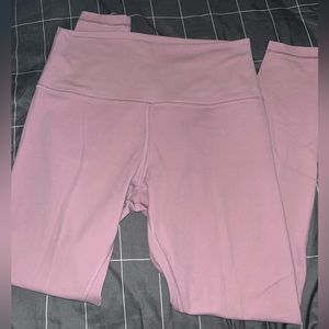 Lululemon leggings - pink, 28 inch inseam